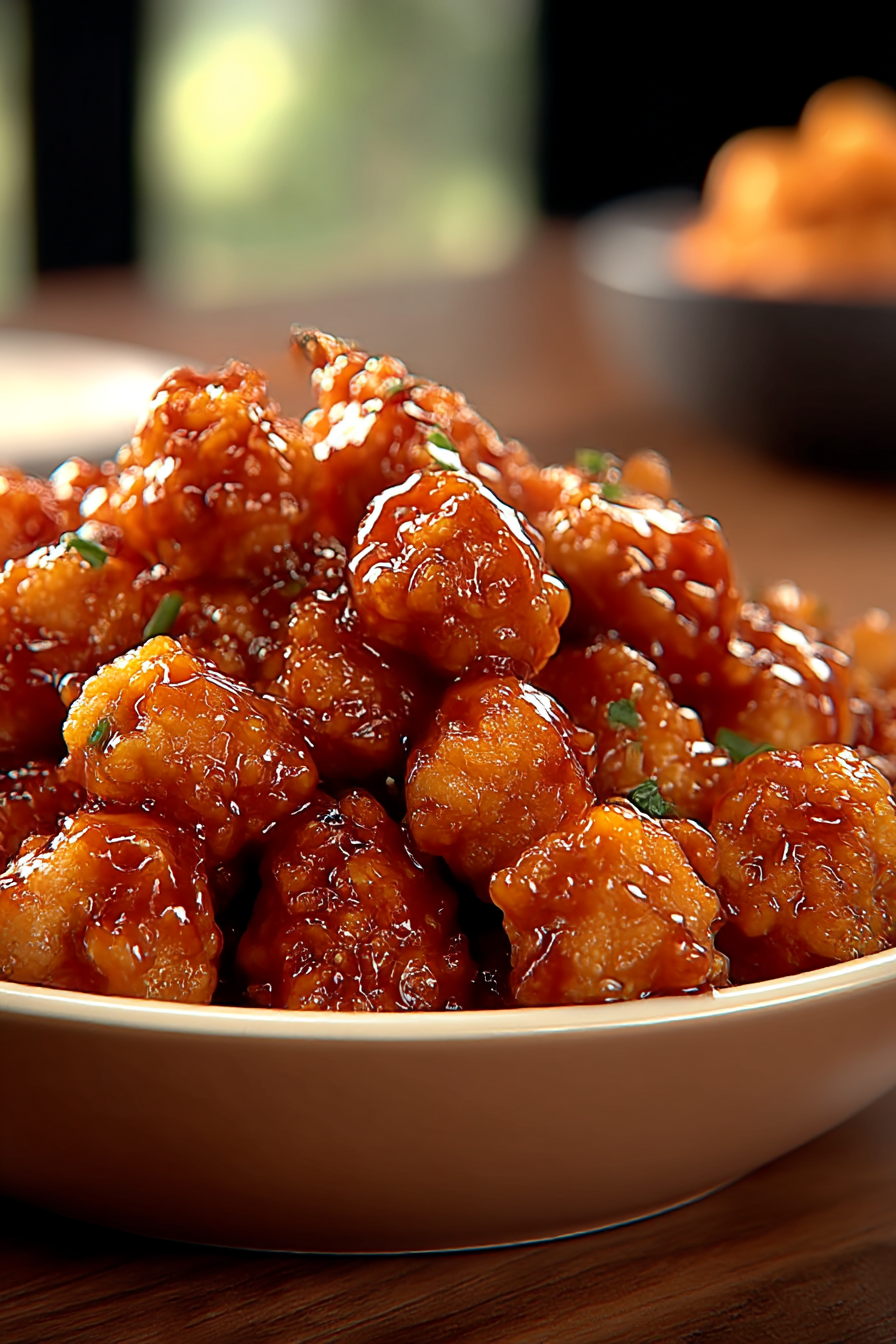 Delicious Baked Honey BBQ Popcorn Chicken Recipe image 2