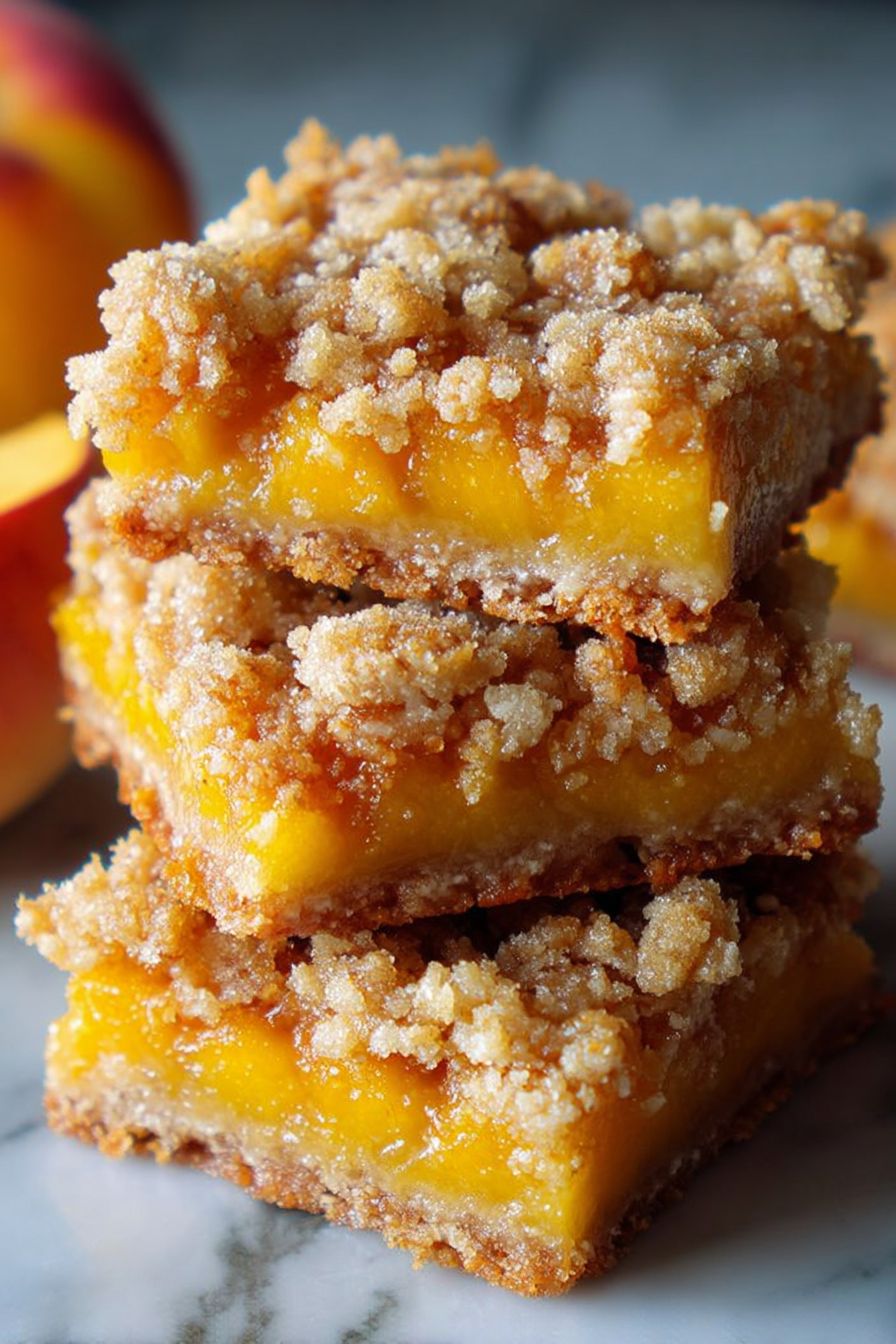 Heavenly Summer Peach Bars image 2