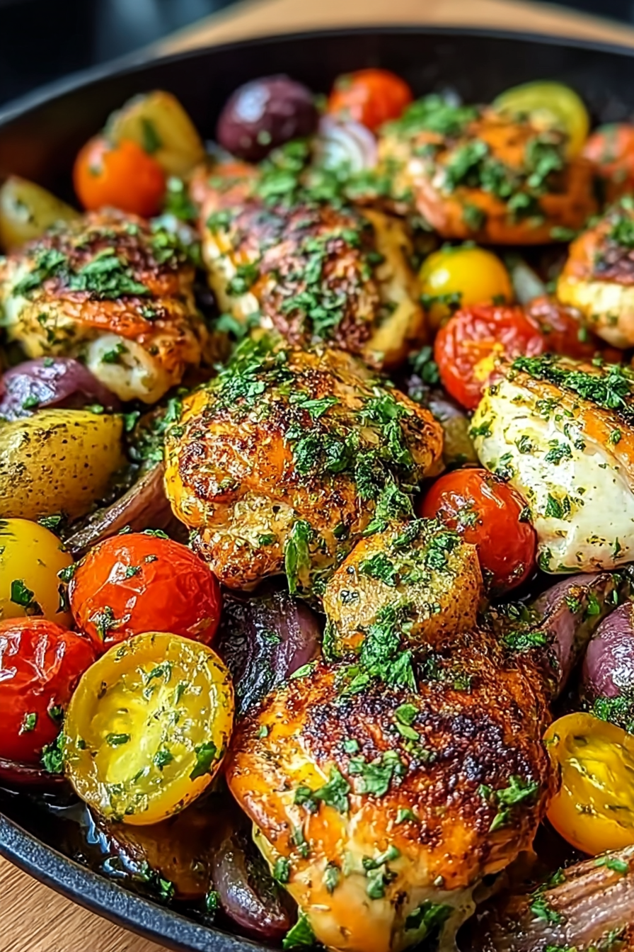 One-Pan Mediterranean Chicken image 2