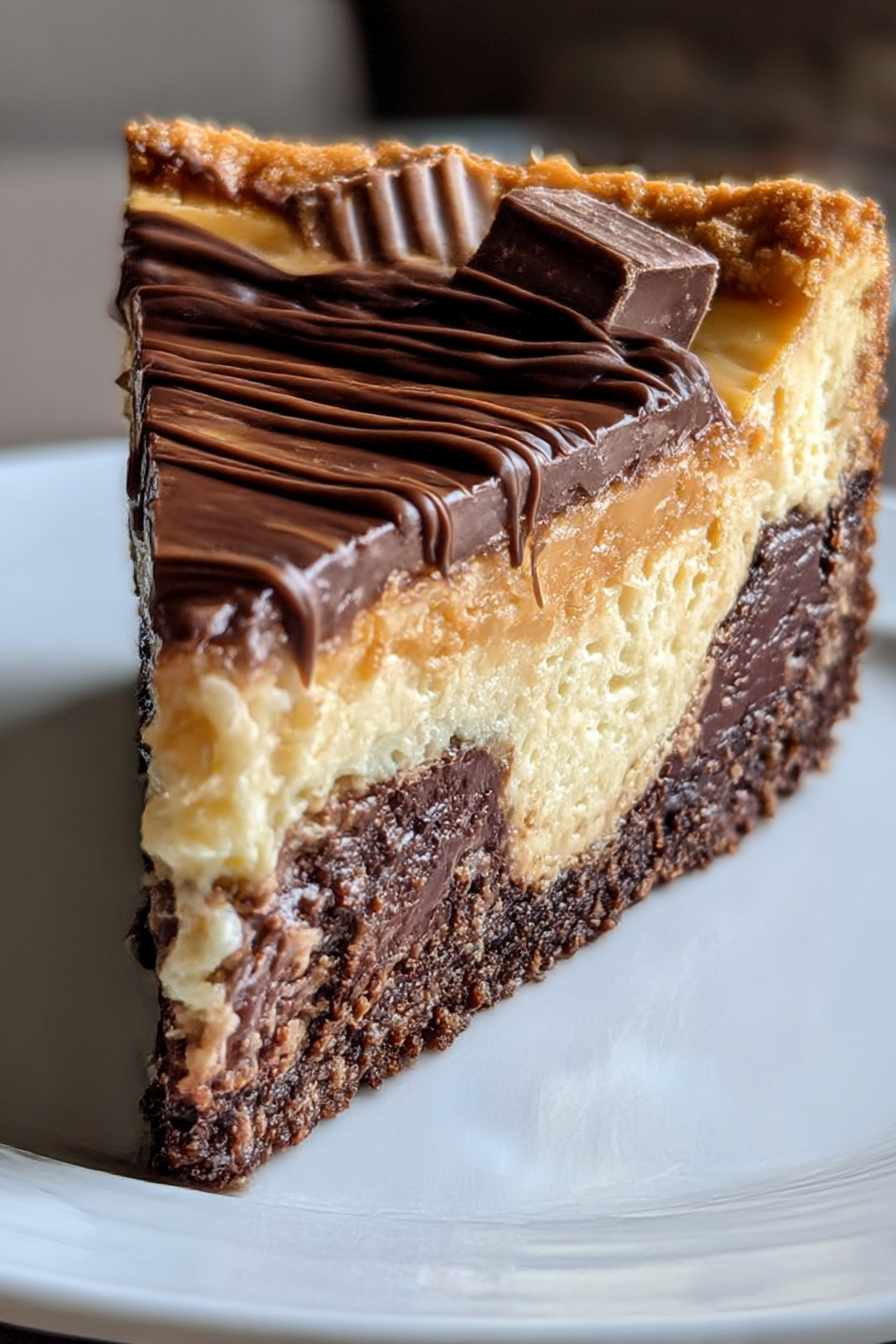 1 Perfect Chocolate Peanut Butter Cheesecake That Melts Hearts image 2