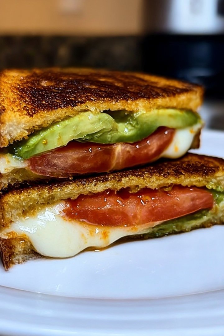 Avocado Mozzarella and Tomato Grilled Cheese image 2