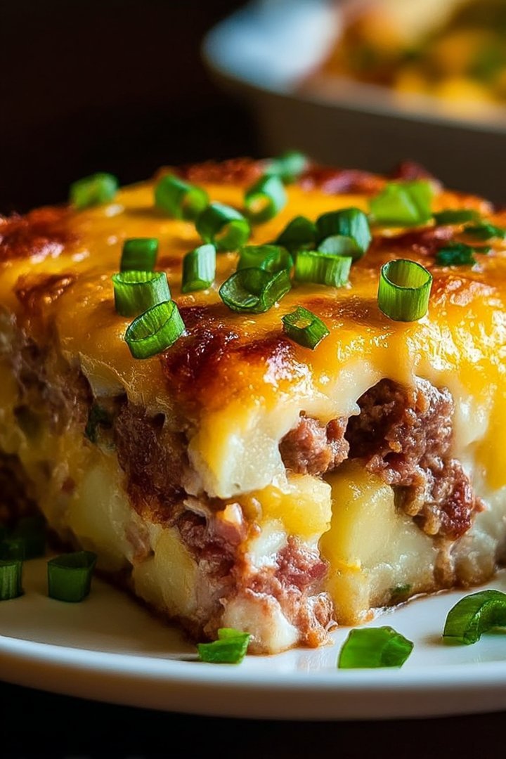 Loaded Potato Meatloaf Casserole image 2