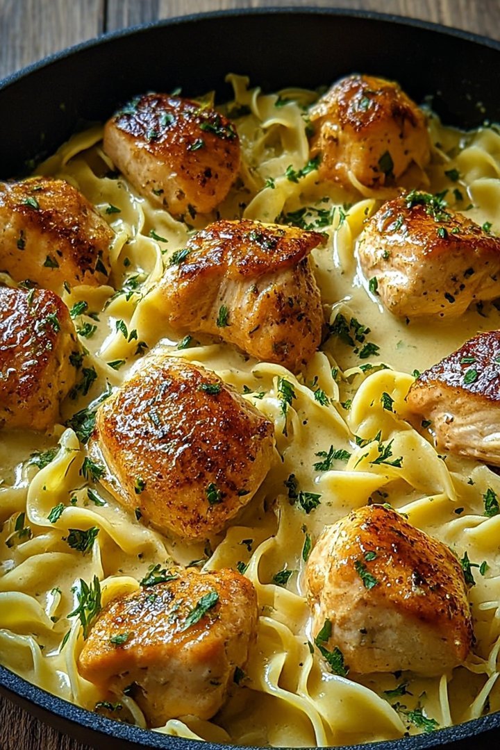 One-Pan Chicken with Buttered Noodles Recipe image 2