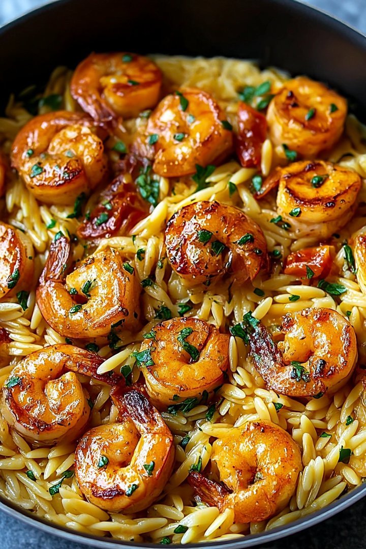 One Pot Marry Me Shrimp and Orzo Pasta image 2