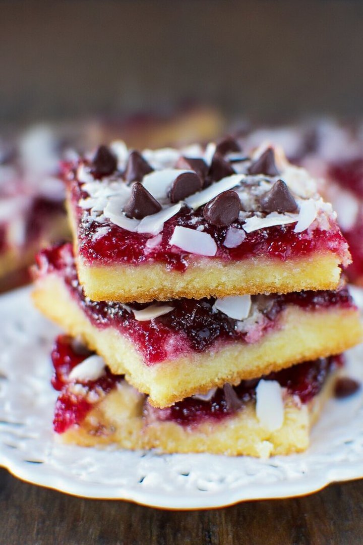 Raspberry Coconut Magic Bars image 2