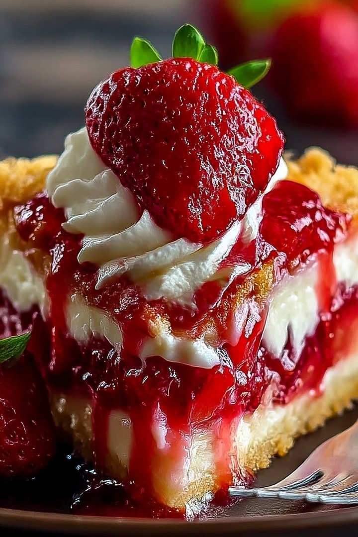 The Ultimate Strawberry Cheesecake Dump Cake image 2