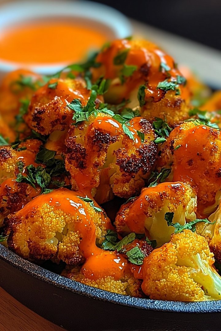 Delicious Buffalo Roasted Cauliflower Recipe image 2