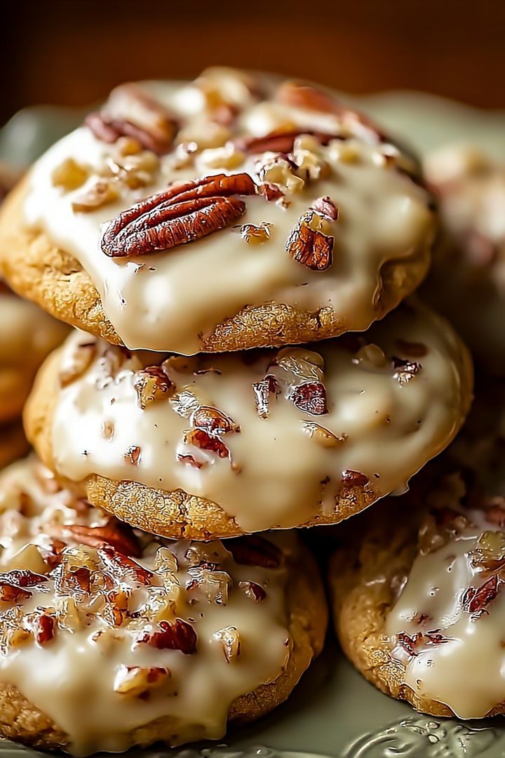 Frosted Butter Pecan Cookies image 2