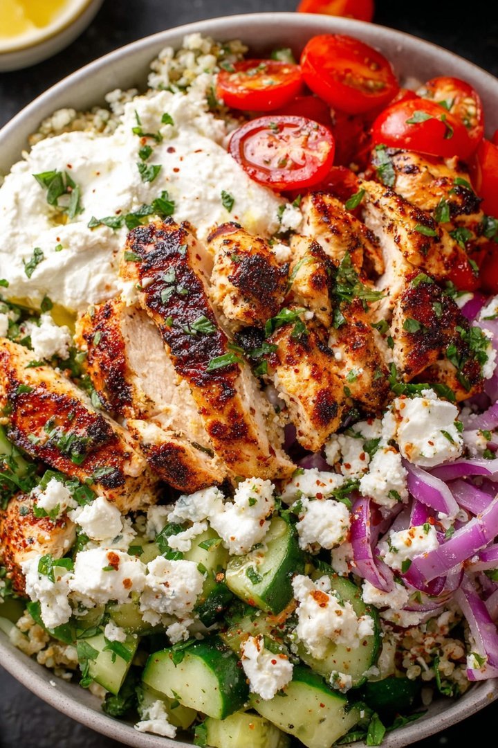 Greek Chicken Bowls: A Flavor-Packed Mediterranean Favorite Made Easy image 2