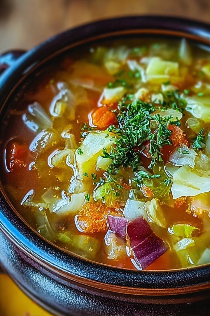 Healthy Cabbage Detox Soup Recipe image 2