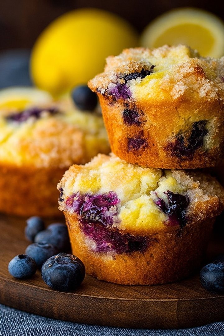 Lemon Blueberry Muffins image 2