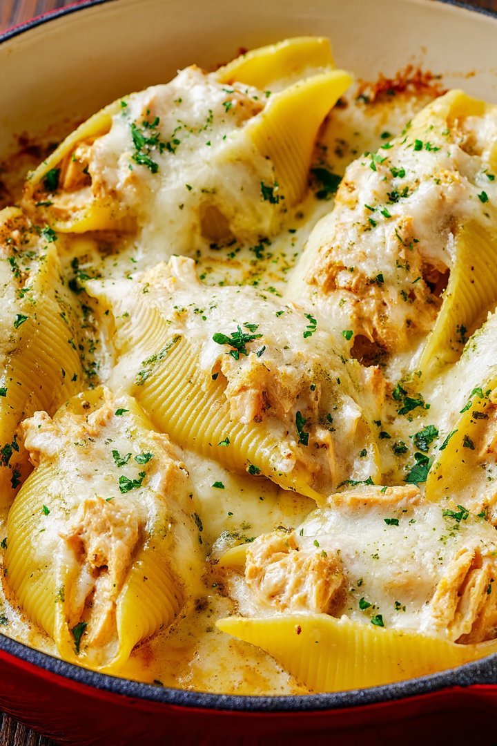 Million Dollar Chicken Alfredo Stuffed Shells image 2
