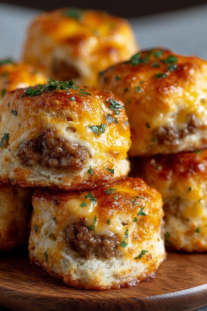 chicken sausage cream cheese biscuit bites image 2